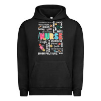 Pigment Black nurse word Urban Hoodie - JahusDesignShop