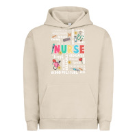 Pigment French Oak nurse word Urban Hoodie - JahusDesignShop