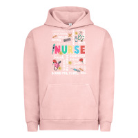 Pigment Salmon nurse word Urban Hoodie - JahusDesignShop