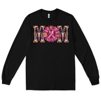Black cancer sunflower mom Long Sleeve Tee - RanaPortraitStore