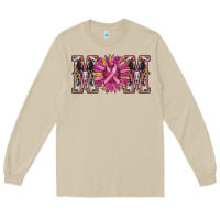 Mushroom cancer sunflower mom Long Sleeve Tee - RanaPortraitStore