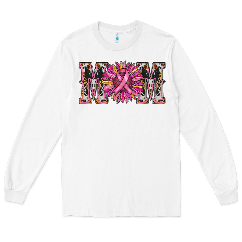 Cancer Sunflower Mom Long Sleeve Tee by RanaPortraitStore | Teevron