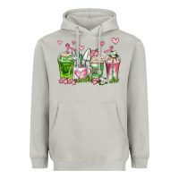 Moon Dust botanic coffee cups Heavyweight Hoodie - AdoDesignShop