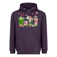 Plum botanic coffee cups Heavyweight Hoodie - AdoDesignShop