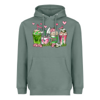 Sage botanic coffee cups Heavyweight Hoodie - AdoDesignShop