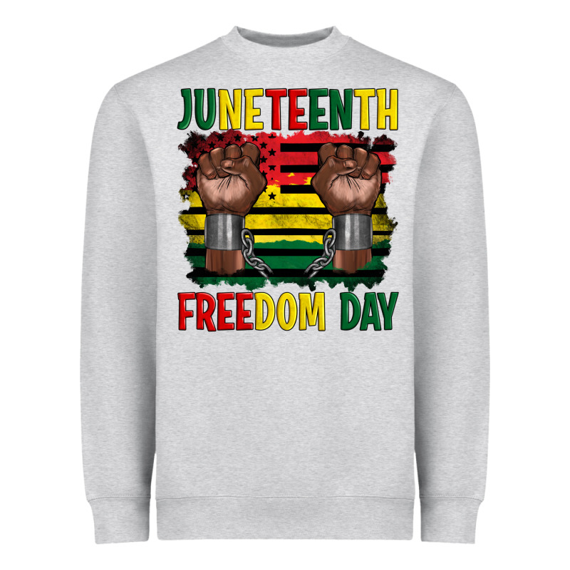 Juneteenth Freedom Day Heavyweight Sweatshirt by Artiststas | Teevron