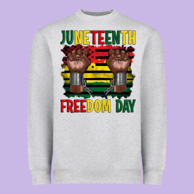 Juneteenth Freedom Day Heavyweight Sweatshirt Designed By Artiststas