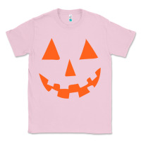 Bubblegum Pink Halloween Pumpkin Face Gift Creepy Spooky Horror Classic Tee - maiPhamDesign