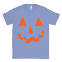 Colony Blue Halloween Pumpkin Face Gift Creepy Spooky Horror Classic Tee - maiPhamDesign