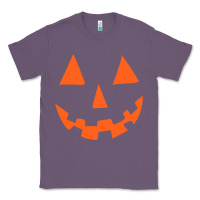 Lavender Halloween Pumpkin Face Gift Creepy Spooky Horror Classic Tee - maiPhamDesign