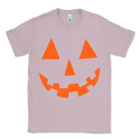 Lilac Halloween Pumpkin Face Gift Creepy Spooky Horror Classic Tee - maiPhamDesign