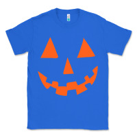 True Royal Halloween Pumpkin Face Gift Creepy Spooky Horror Classic Tee - maiPhamDesign
