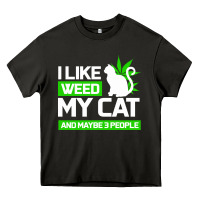 Asphalt Cat Weed I Like My Cat Gift Heavy Core Tee - Bettercallsaul