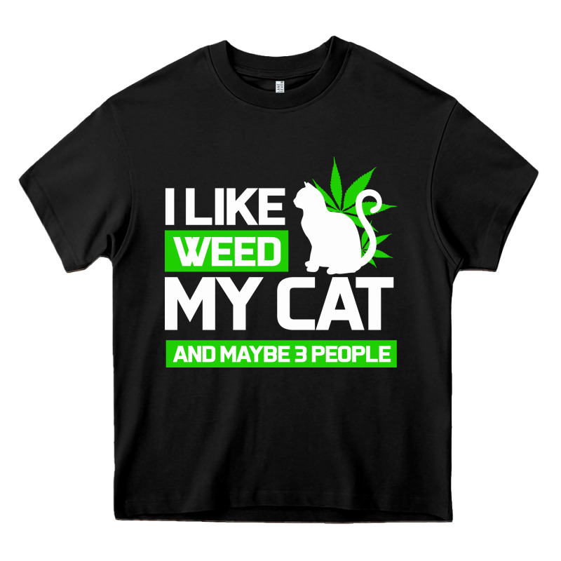 Cat Weed I Like My Cat Gift Heavy Core Tee by Bettercallsaul | Teevron