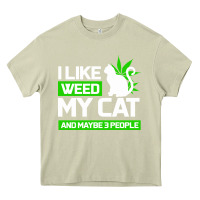 Mossy Cat Weed I Like My Cat Gift Heavy Core Tee - Bettercallsaul