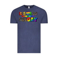Vintage Denim It's okay to say Gay pride Vintage Tee - CowGirlArtShop