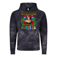 Cloud Black Mexican Chingona Vintage Hoodie - FaDigitalArtStudio