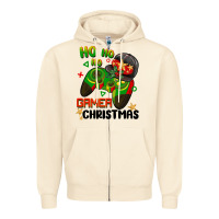 Sandshell ho ho ho gamer Christmas Zipper Hoodie - BarkalooDesign