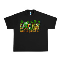 Black Lucky and i gnome it St. Patrick's Day Urban Heavy Tee - CowGirlArtShop