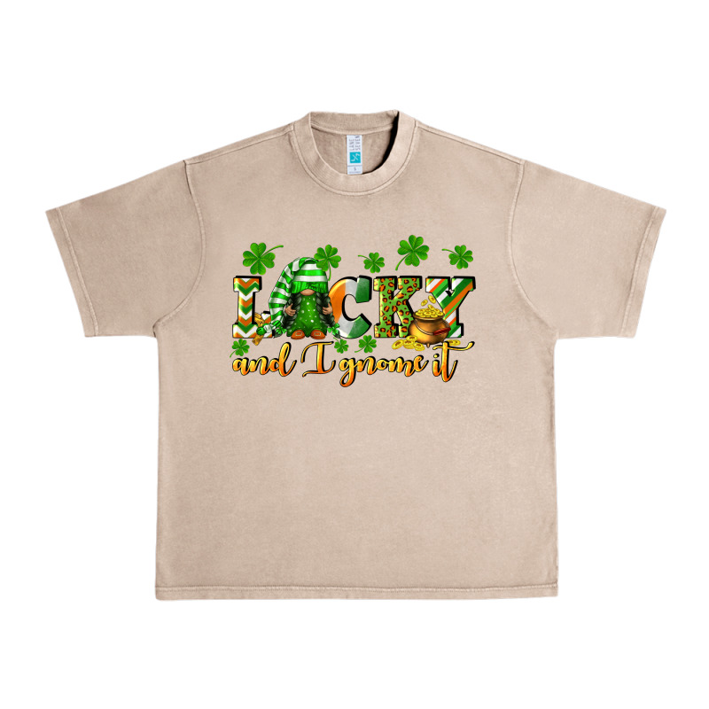 Lucky And I Gnome It St. Patrick's Day Urban Heavy Tee by CowGirlArtShop | Teevron