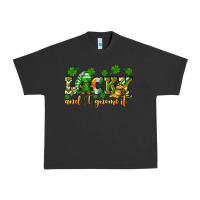 Pigment Black Lucky and i gnome it St. Patrick's Day Urban Heavy Tee - CowGirlArtShop