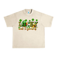 Sandshell Lucky and i gnome it St. Patrick's Day Urban Heavy Tee - CowGirlArtShop