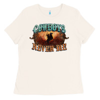 Bone Cowboys never die Ladies Tee - HowdyJamesFarm