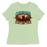 Matcha Cowboys never die Ladies Tee - HowdyJamesFarm