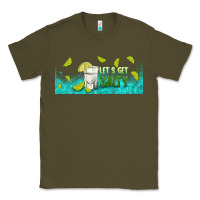 Army Green let's get salty with lime Classic Tee - TumblerDesignByShophia