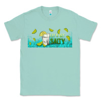 Seafoam let's get salty with lime Classic Tee - TumblerDesignByShophia