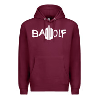 Burgundy bad wolf   doctor who Premium Hoodie - maiPhamDesign