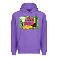 Purple Let's Fiesta Premium Hoodie - CowhideDigitalArt