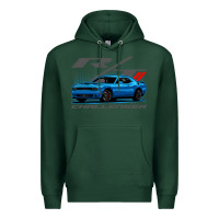 Sports Green Blue Challenger RT T-Shirt Premium Hoodie - maiPhamDesign