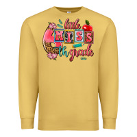 Antique Gold little miss 6 th grade Premium Sweatshirt - AdoDesignShop
