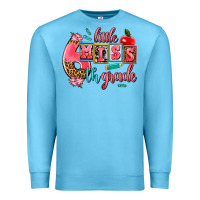 Ocean Blue little miss 6 th grade Premium Sweatshirt - AdoDesignShop
