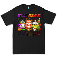 Black hallothanksmas its the most wonderful time of the Premium Tee - texasbilliewilder