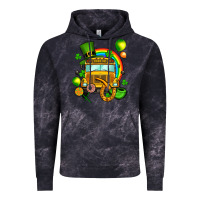 Cloud Black St. Patrick's school bus Vintage Hoodie - OliviaCreatesArt