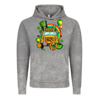 Cloud Rock St. Patrick's school bus Vintage Hoodie - OliviaCreatesArt