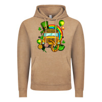Vintage Coffee St. Patrick's school bus Vintage Hoodie - OliviaCreatesArt