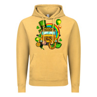 Vintage Mustard St. Patrick's school bus Vintage Hoodie - OliviaCreatesArt