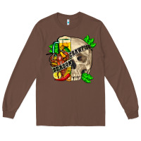 Chestnut Skull crawfish season Long Sleeve Tee - FaDigitalArtStudio