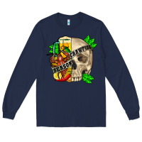 Navy Skull crawfish season Long Sleeve Tee - FaDigitalArtStudio