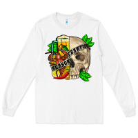 White Skull crawfish season Long Sleeve Tee - FaDigitalArtStudio