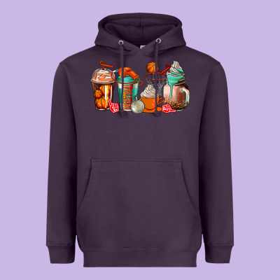 Basketball Coffee Cups Heavyweight Hoodie Designed By Adodesignshop