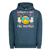 Pigment Midnight Navy schools out for summer Urban Hoodie - JahusDesignShop