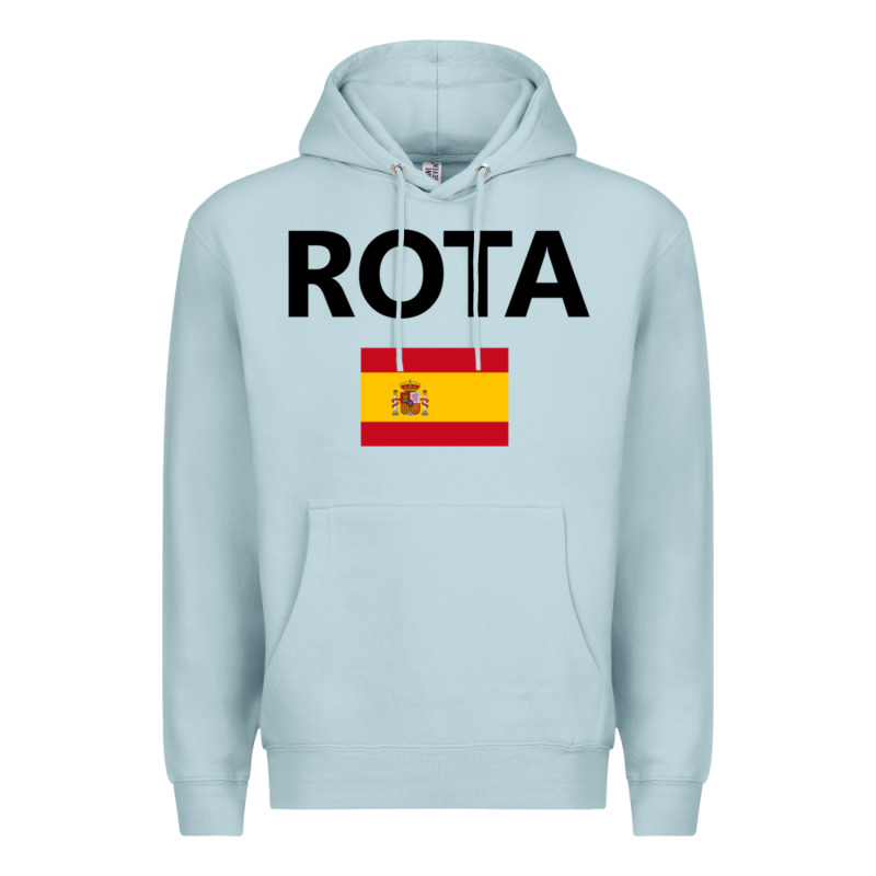 Rota Spain Spanish Flag City Vacation Travel Gift Pullover Hoodie Premium Hoodie by maiPhamDesign | Teevron