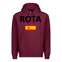 Burgundy rota spain spanish flag city vacation travel gift pullover hoodie Premium Hoodie - maiPhamDesign