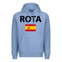 Colony Blue rota spain spanish flag city vacation travel gift pullover hoodie Premium Hoodie - maiPhamDesign
