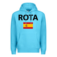 Ocean Blue rota spain spanish flag city vacation travel gift pullover hoodie Premium Hoodie - maiPhamDesign