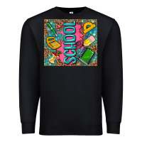 Black teacher  School Premium Sweatshirt - AdoDesignShop